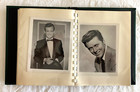 Scrap Book Of 27 Vtg Star Photos Inc  Hollywood 1950 s Ordered By Mail