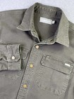 Southern Shirt Company Shacket Men s Size M Denim Olive Snap Heavy Cotton Logo