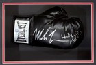 Mike Tyson Evander Holyfield Signed Framed Black Everlast Right Hand Glove Jsa