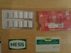 Hess Oil Company 5pc 2 Plush Truck License 1 Pack Of Gum 1 Credit Card 1 Sticker