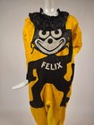 Vintage 1920   s Felix The Cat Halloween Costume W Ruffle Trim