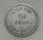 Guthrie Oklahoma Renfro Druggist Good For 5   Cigar Soda Water Trade Token