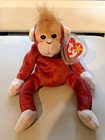 Authentic - Ty Beanie Baby - Schweetheart Orangutan - Style  4252 - Tag Errors