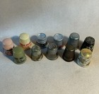 Antique   Vtg Sewing Thimbles Lot Of 11 Collectable