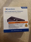 Cable Matters Usb 3 0 Kvm Switch  Displayport 1 4  For 2 Computers