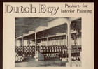 1921 Dutch Boy Lead Paint Advertisement Mill Yarn Spools Photo Antique Print Ad