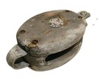 Vintage Wooden Ship Pulley Block Hass Goteborg Sweden Nautical Maritime Decor