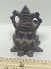 Antique Bronze Ganesh Elephant Hindu Hinduism God Statue Figure Metal Nepal  1