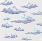 Sky Cloud Wall Decals - Beautiful Peel And Stick Kids Room Decor  Nursery Art St