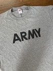 Vintage 1980s U s  Army Training Tee Gray Single Stitch Made In Usa Xl