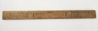 Rare Antique Vintage Store Advertising Ruler Triangle Brand Shoes Wooden Sign