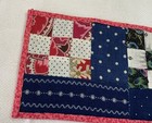 Antique Vintage Patchwork Quilt Table Topper Or Doll Quilt  Small  9 Patch