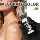 White Tattoo Ink 1oz Professional Pigment Smooth Flow Shading Black White