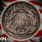 1872 S Seated Liberty Half Dime A3050