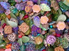 Czech And Pressed Glass Beads Random Mix 4oz Bag Approx 150  Pc 