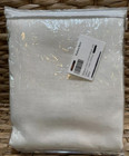 Pottery Barn Belgian Linen White Curtain  Libeco Unlined 50   x 84     Poletop