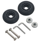 2 Set Luggage Suitcase Replacement Wheels Od 60mm 70mm 84mm