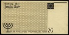 20 Mark Poland Litzmannstadt Lodz Ghetto 1940 Aunc