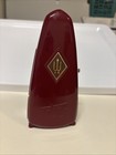 Vintage Wittner Taktell Piccolo Metronome Ruby Red Made In Germany Works