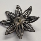 Vintage Brooch Purple Pink Rhinestone Pin Costume Jewelry Retro Statement Access