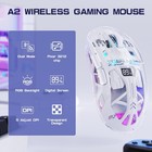 A2 Transparent Wireless Gaming Mouse dual Mode Bt 5 0 2 4g Pc Gaming Mice pix   