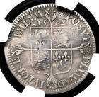 England  Elizabeth I  Silver Milled Sixpence  1562  S-2596  Scarce  Ngc Vf Det