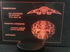 Battlestar Galactica Cylon Raider Acrylic Lighted Computer Screen