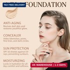 4 In 1 Foundation With Spf 50   Longwearing   Waterproof  Color Changing Hydrati