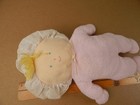 Vintage Eden Plush Doll Pink Terry Cloth Blonde Hair 10  Gingham