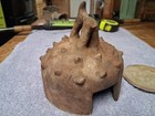 Pre-columbian Spiked Lid Cover Mayan Pottery