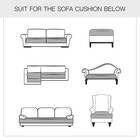 Leather Couch Sofa Cushion Slipcover Waterproof Elastic Chair Rv Seat Covers  S