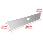 For Peterbilt 357 379 378 1987-2007 Chrome Front Bumper Steel W  Tow Hole