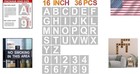 Lightweight 16-inch Craft Stencils - 36 Pcs For Art Projects   Customization