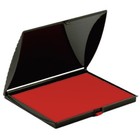 Premium Large Stamp Pad  Felt  Plastic Cover  S4  5  X 7   Shiny  Blue Ink