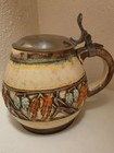 Vintage Art Nouveau German Beer Stein  5l   1424   Stoneware