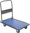 Foldable Push Cart Dolly - 600 Lb  Capacity Heavy Duty Platform Truck With 36   