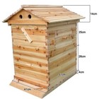 7x Auto Seeping Beehive Honey Hive Frames beekeeping Brood Cedarwood Box House