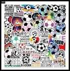 200 Pcs Soccer Stickers Waterproof Vinyl Decals Football Variety Pack For
