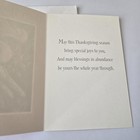Vintage Thanksgiving Card Hallmark Happy Thanksgiving Indian Corn And Pumpkins