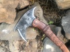 Handmade Carbon Steel Tactical Axe Hatchet For Hunting Hiking   Camping