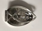 Vintage Personal Folding Travel Spoon 800 Silver figure