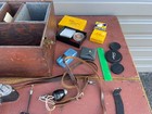Vintage Leica Lllc Rangefinder Camera W  Wood   Box And Tons Of Accessories Nr
