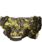 Nike Camouflage Gym Bag Zip Closure Adjustable Strap Black Yellow Gray