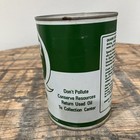 Vintage Quaker State Motor Oil Can Full One Qt 