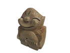 Mid-century Hand-carved Billiken Figurine Vintage 1950s   1960s Good Luck