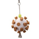 Cork Orb Medium Parrot Toy - Ball With Corks For Amazon  African Grey  Eclectus