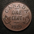 Old Canadian Coins 1929 Canada Small Cent Highgrade Unc Choice Beauty