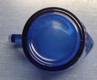 Vintage 1930s Shirley Temple Blue Glass Pitcher