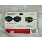 Speedo Solar Adult Swimming Goggles Black Smoke Anti Fog Uv Protection New