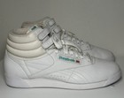 Vintage Reebok Classic Freestyle Hi White High Top Leather Women s Sneakers 8